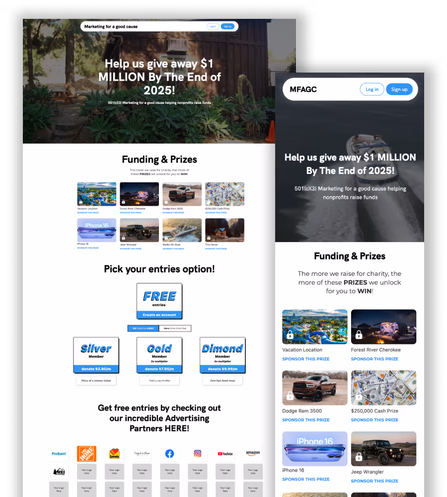 MFAGC website design for other markets
